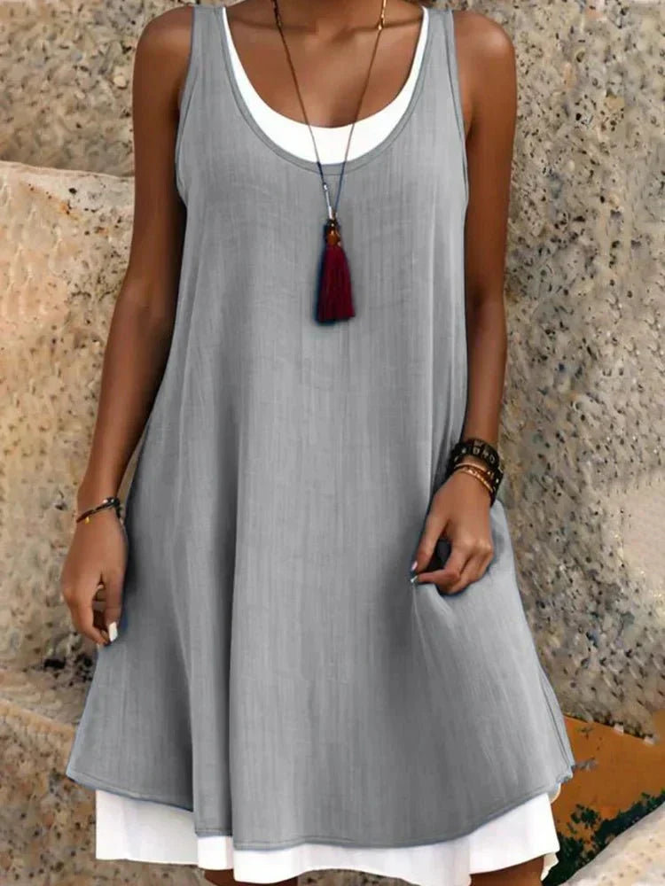 Naomi™ | Layered Tank Dress