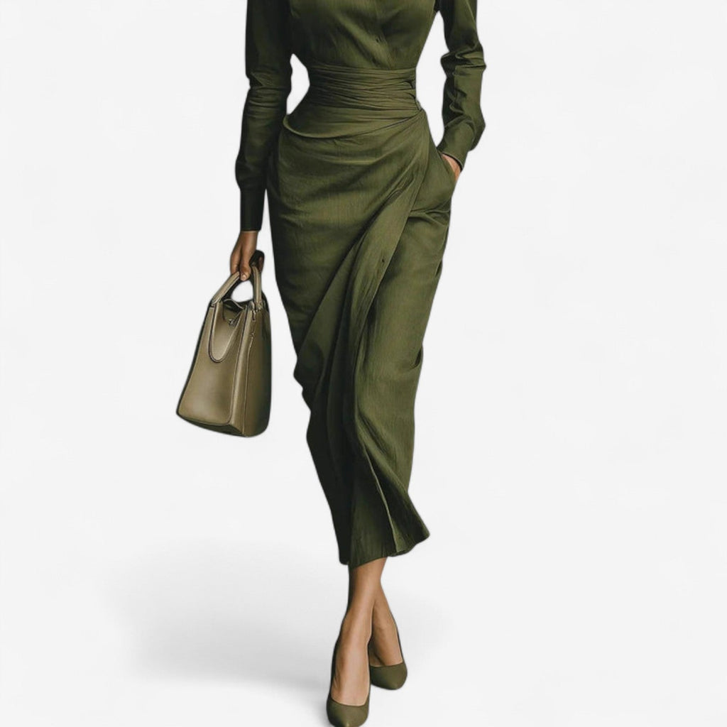 Miss | Wikkeljurk Dames Midi - Viscose