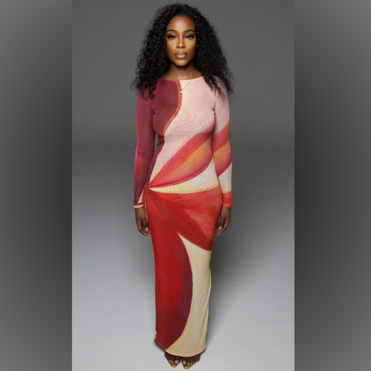 Sunset Elegance | Maxi Jurk