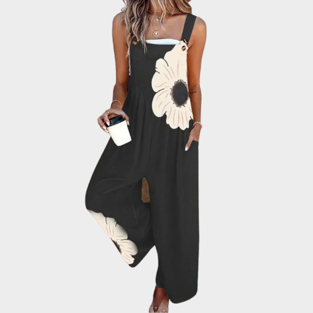 COMFORTABLE PRINTED OVERALLS — 1