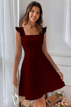 Miss | Jurk Dames Zomer Mini Vierkante Hals - Polyester