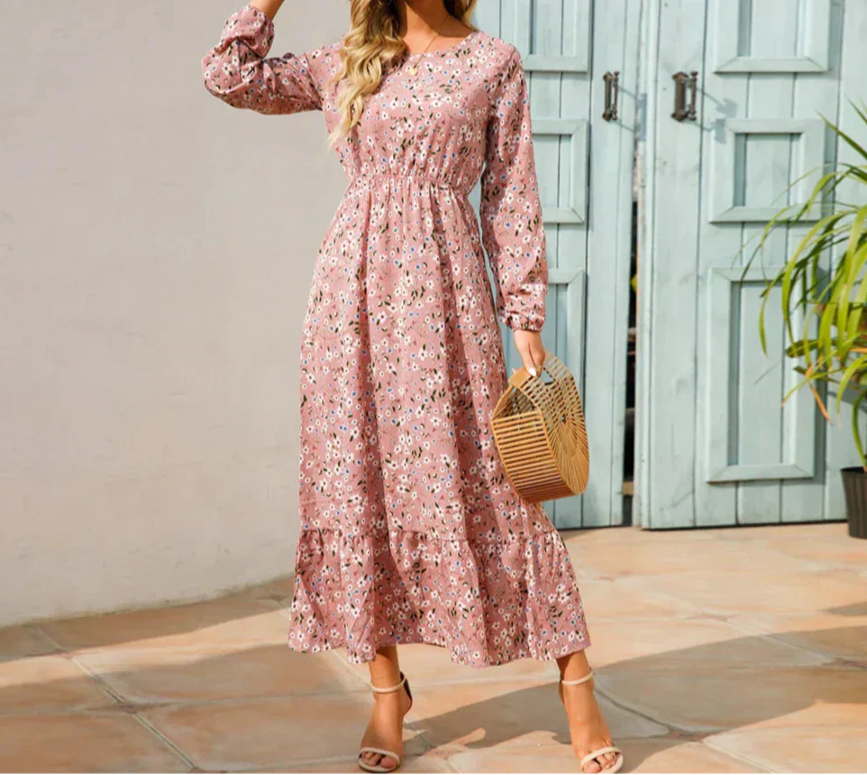 Miss | Jurk Dames Maxi Zomer Bloemenprint - Viscose