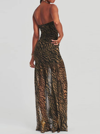 Zamira | Sheer Split Maxi Dress