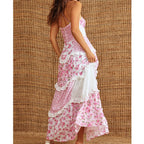 Maribelle | Boho Patchwork Maxi Dress