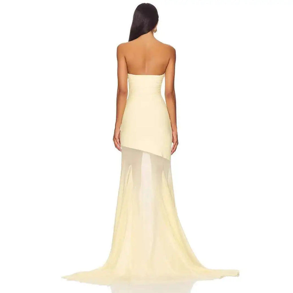 Aveline | Strapless Glamour Jurk met Tule Rok