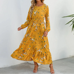 Miss | Jurk Dames Maxi Zomer Bloemenprint - Viscose