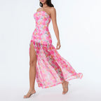 Zamira | Sheer Split Maxi Dress