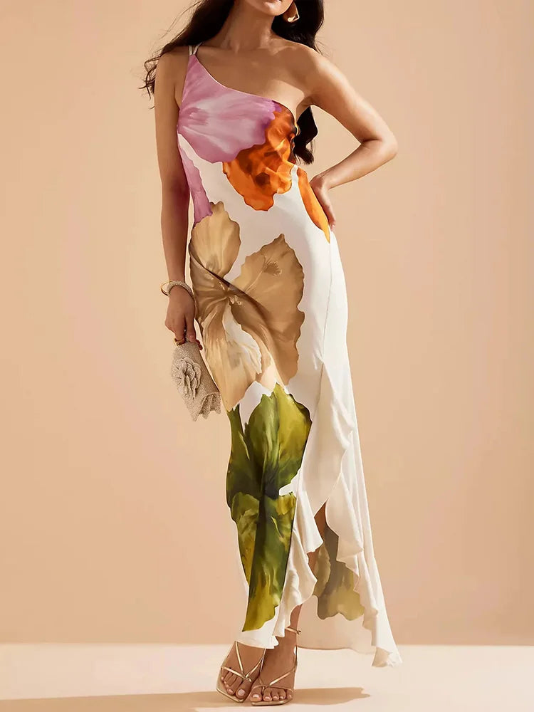 Florabella | One-Shoulder Maxi Dress