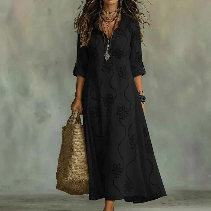 Sienna | Floral Waist-Slimming Dress