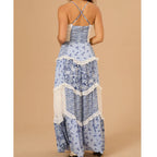 Maribelle | Boho Patchwork Maxi Dress