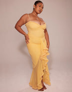 Soleil Ruffle | Maxi Jurk