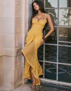 Soleil Ruffle | Maxi Jurk