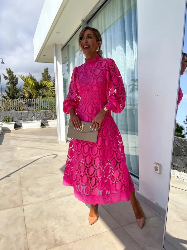 Sophie | Elegante Feestjurk Dames met Lange Mouwen voor Bruiloft