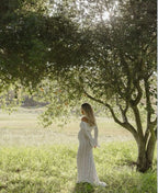Miss | Zwangerschapsjurk Dames Midi Elegant - Viscose