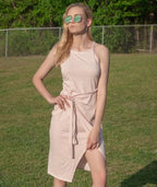 Miss | Jurk Dames Midi Gestreept - Viscose