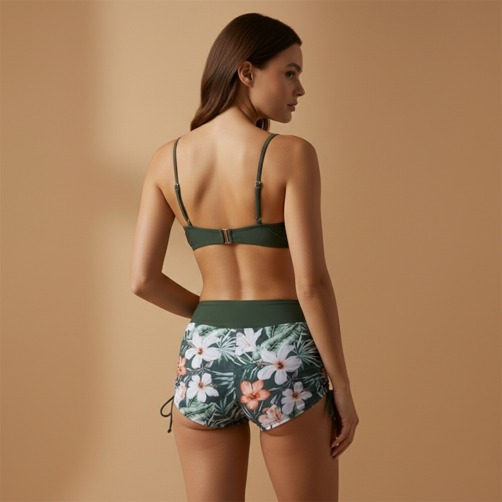 Miss | Bikini Set Dames High Waist Casual - Polyester