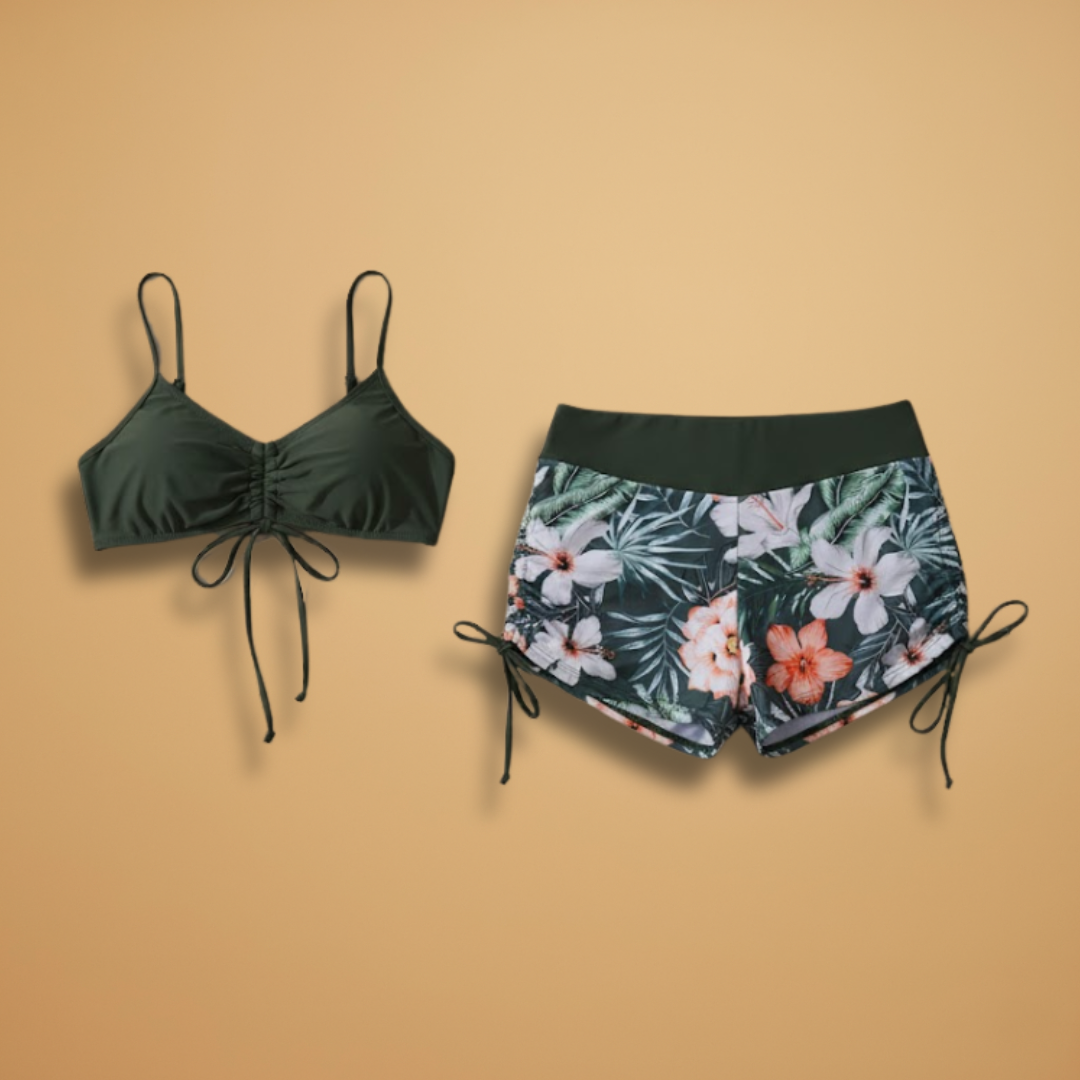 Miss | Bikini Set Dames High Waist Casual - Polyester