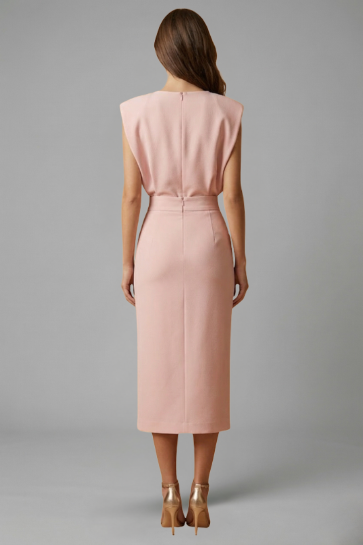 Miss | Jurk Dames Midi Casual Elegant - Polyester