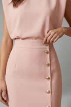 Miss | Jurk Dames Midi Casual Elegant - Polyester