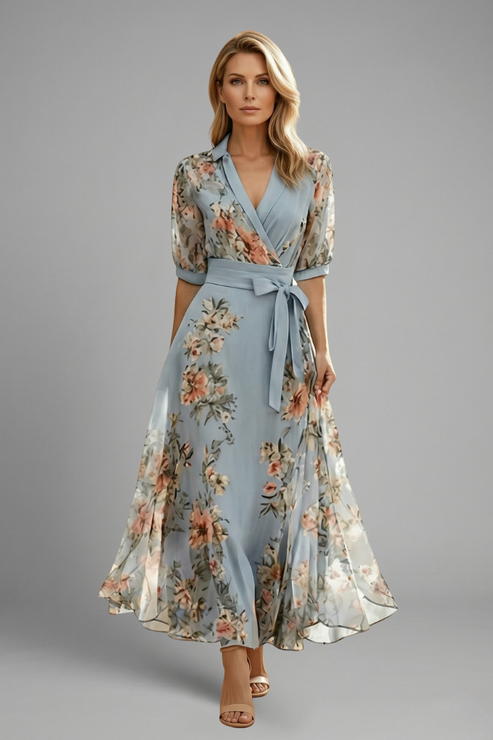 Miss | Jurk Dames Midi Casual - Polyester