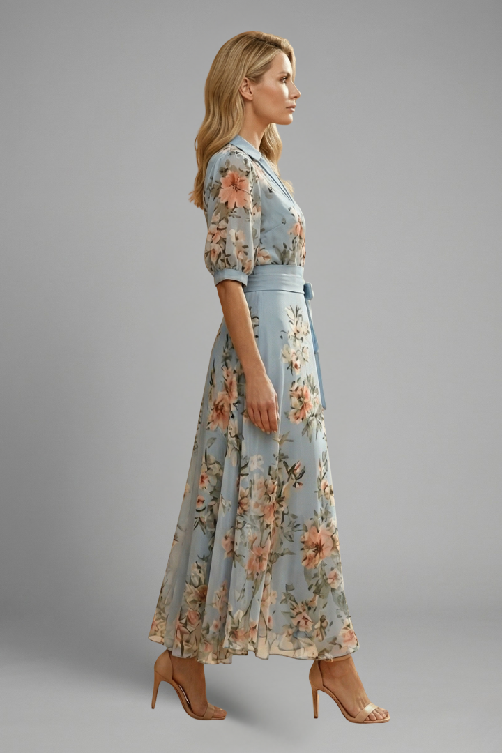 Miss | Jurk Dames Midi Casual - Polyester