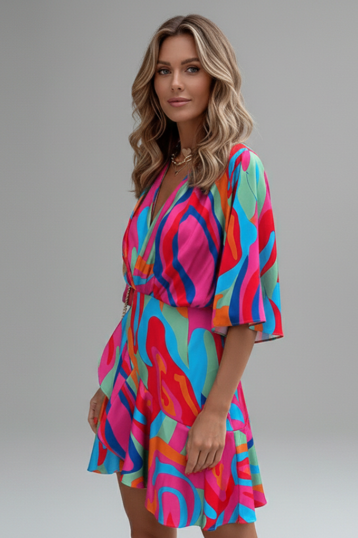 Miss | Jurk Dames Mini Casual - Crêpe Polyester