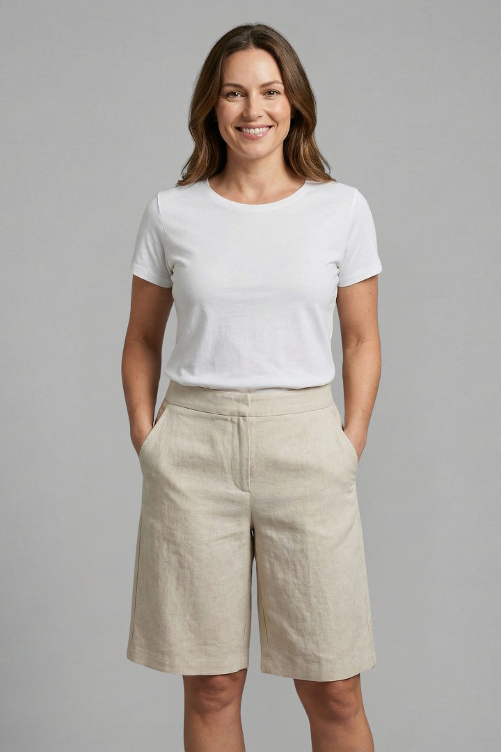 Miss | Shorts Dames High Waist - Katoenmix