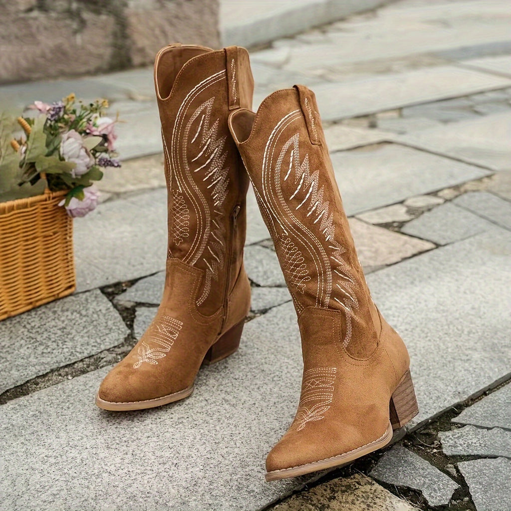 Miss | Knielaarzen Dames Casual - Suède