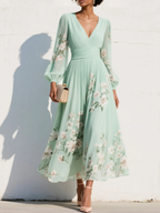 Miss | Jurk Dames Midi Bloemenprint - Viscose