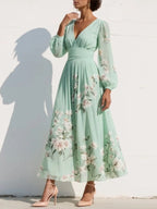 Miss | Jurk Dames Midi Bloemenprint - Viscose