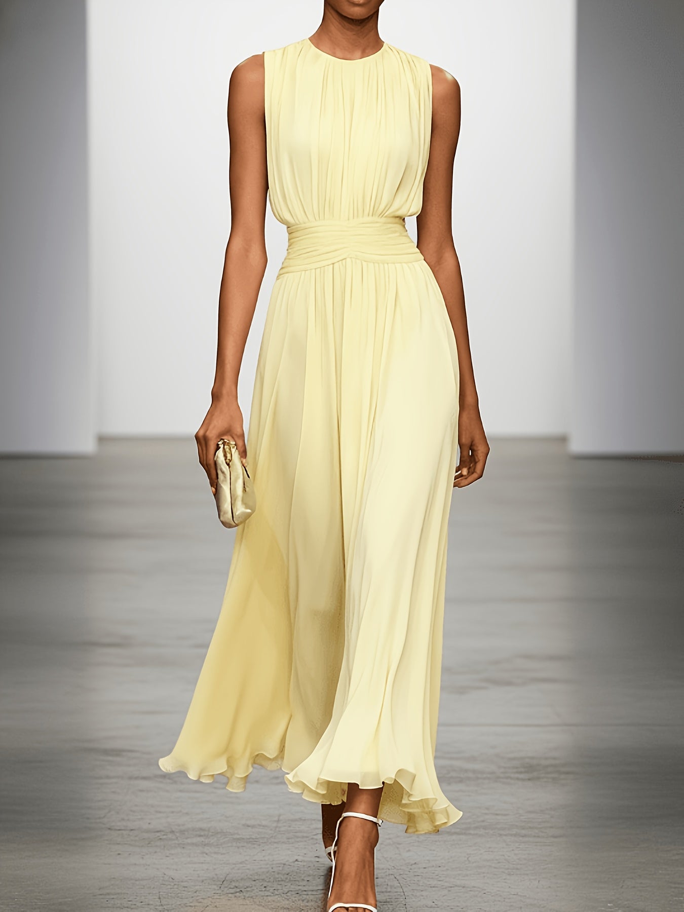 Miss | Jurk Dames Maxi Elegance - Viscose