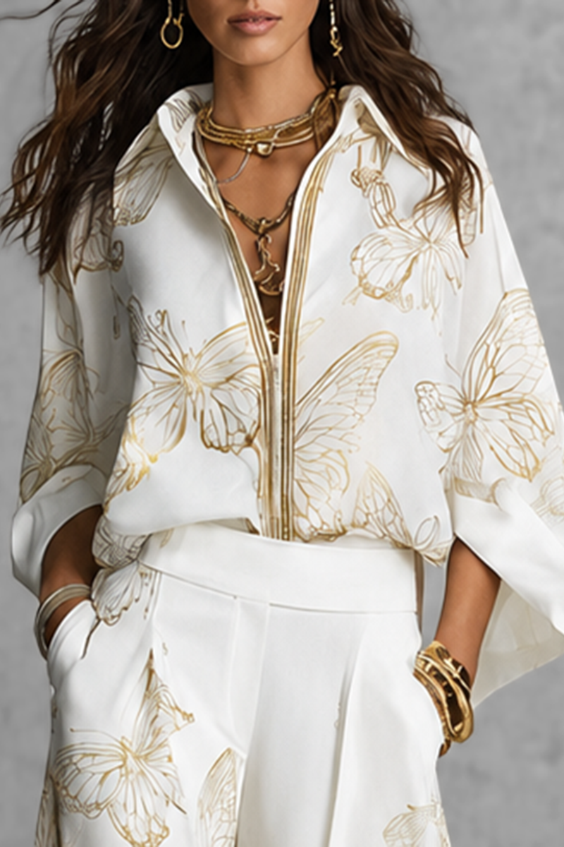 Sienna’s | Blouse Women Loose Fit Long Sleeves – Cotton Blend