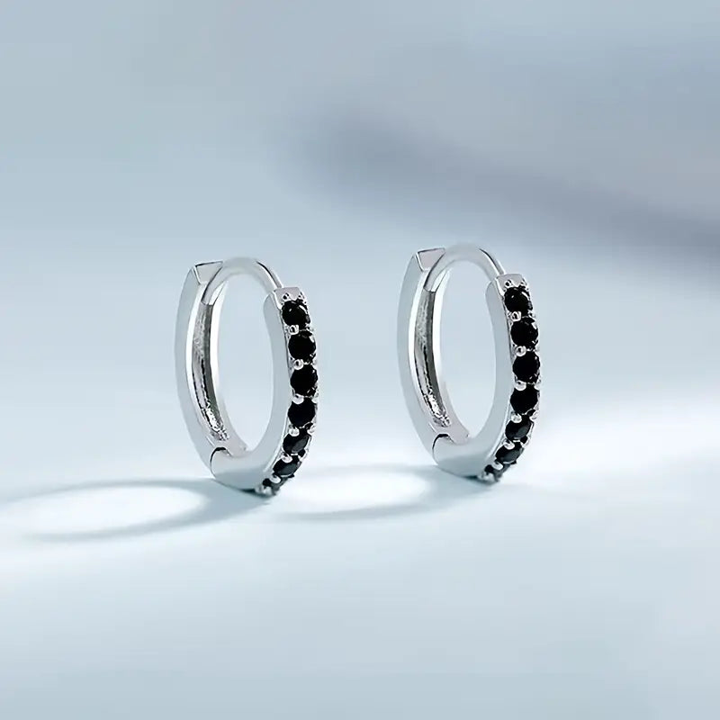 Mayfair Emerald Hoop Earrings — 5