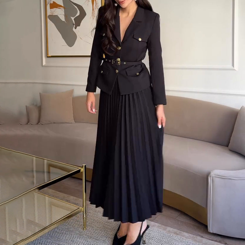 EMILIE™ - Chic Blazer & Skirt Set — 3