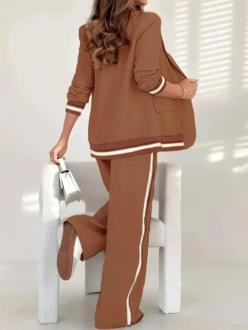 Miss | Co-ord Set Dames Relaxed - Katoenmix