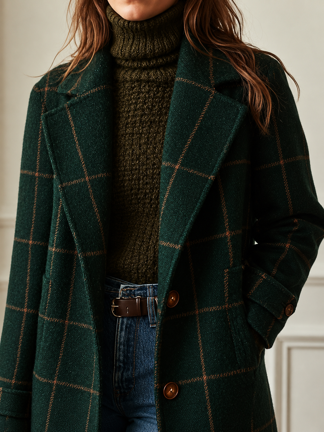 Bethany | Plaid Coat
