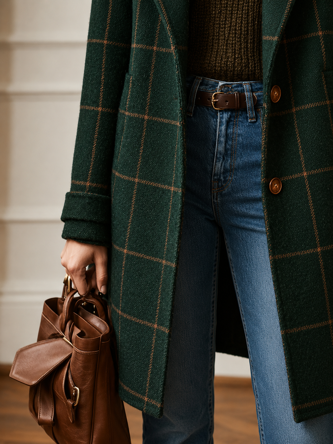 Bethany | Plaid Coat