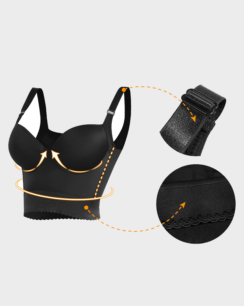 Miss | BH Dames Longline Push-up - Polyamide