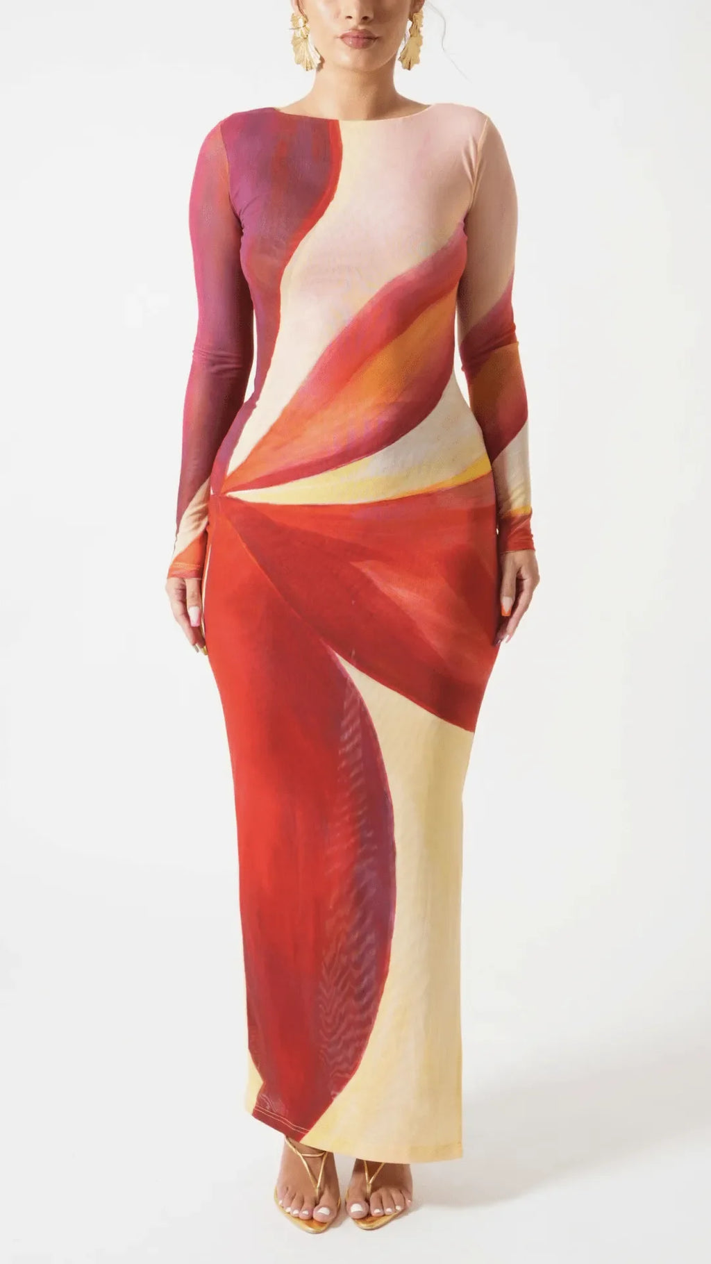 Sunset Elegance | Maxi Jurk
