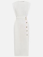 Miss | Jurk Dames Midi Relaxed - Polyester