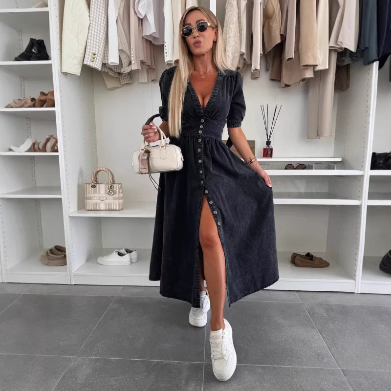 Sophia™ | Elegant Denim Dress