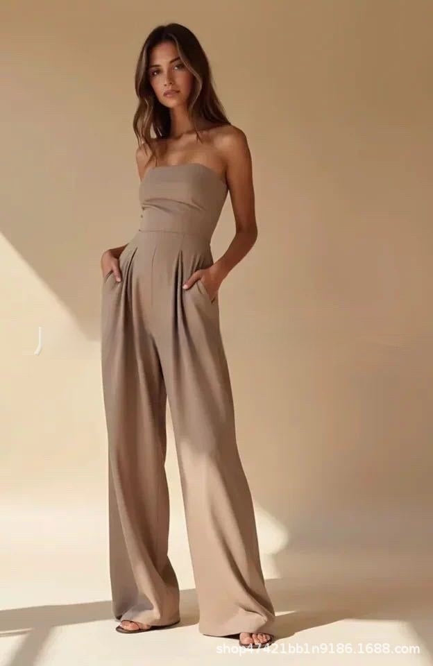 VELORA™ - Luxe Strapless Jumpsuit — 11