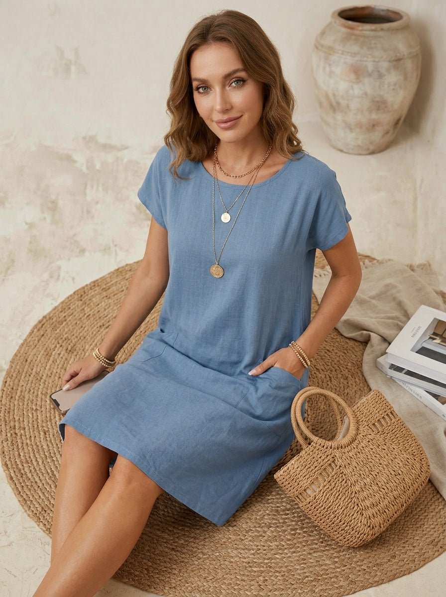Dames jurk met elegante pasvorm