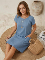 Dames jurk met elegante pasvorm