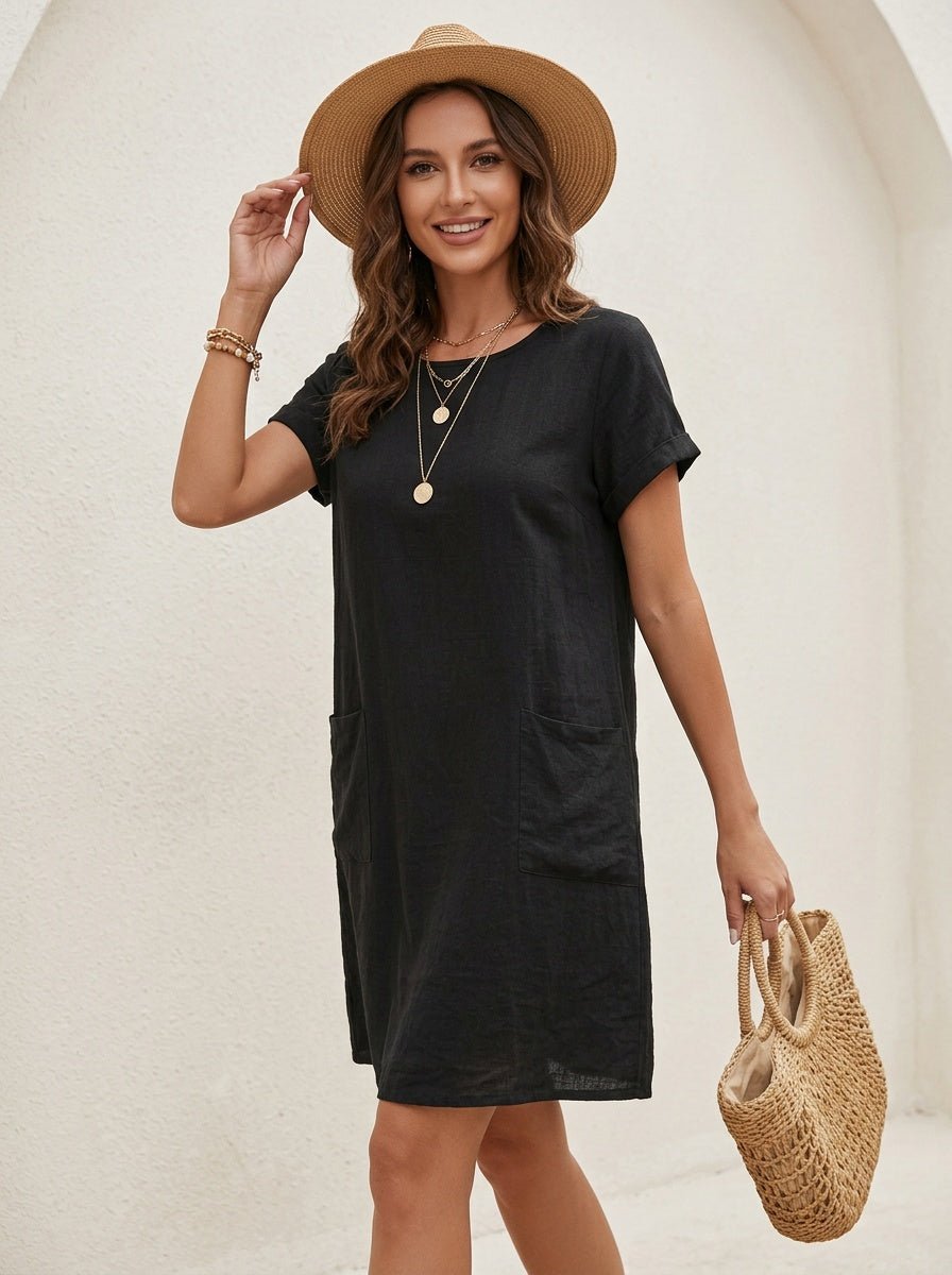 Dames jurk met elegante pasvorm