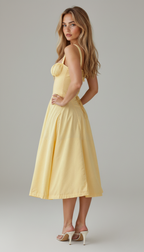 Miss | Jurk Dames Midi Casual Trendy - Polyester