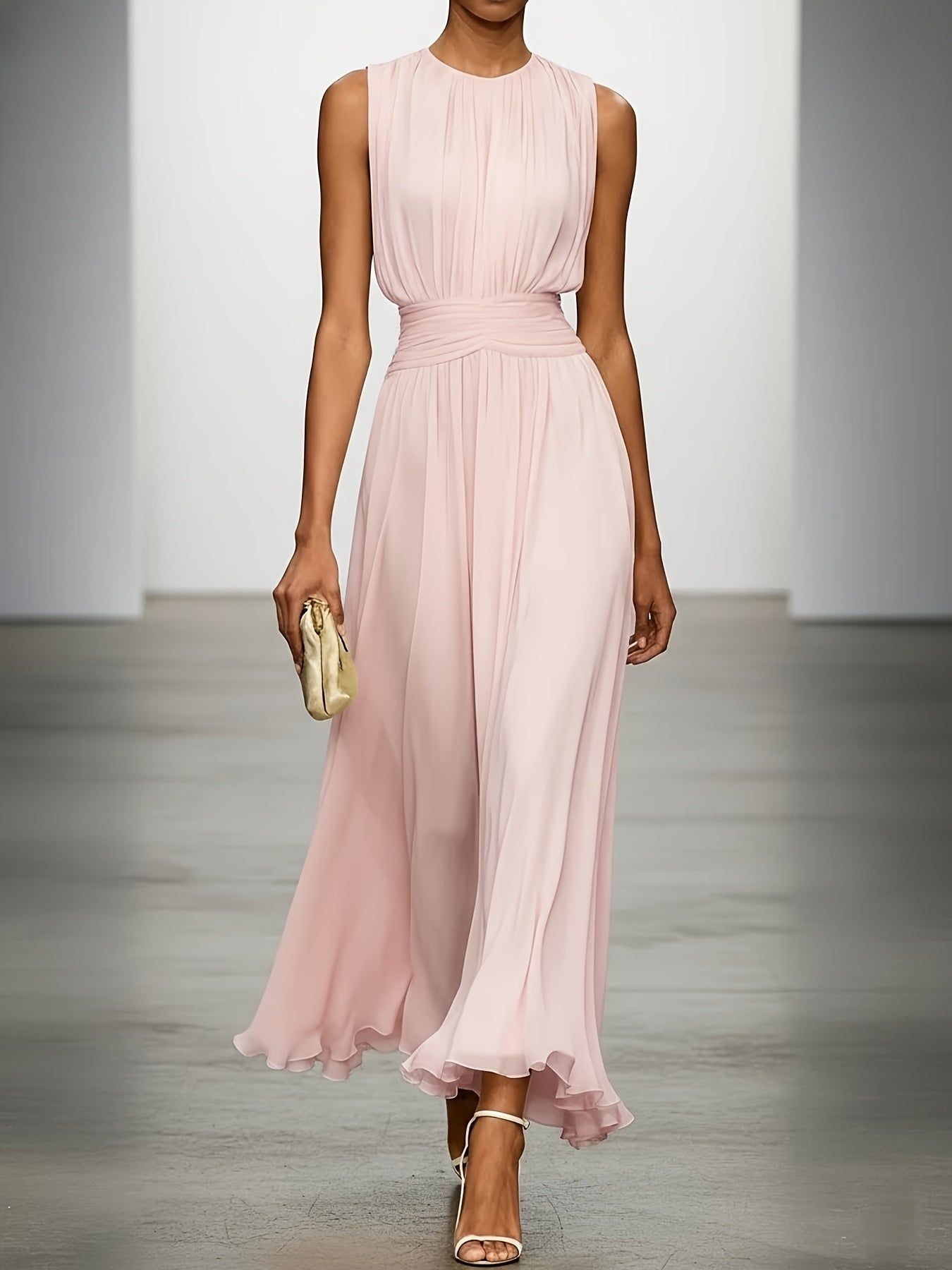 Miss | Jurk Dames Maxi Elegance - Viscose