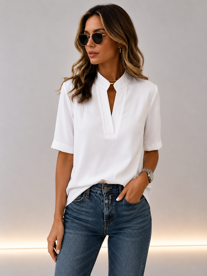 Ilyra™ | Relaxed Short Sleeve Shirt