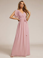 Miss | Avondjurk Dames Maxi A-lijn Elegant - Chiffon
