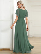 Miss | Avondjurk Dames Maxi A-lijn Elegant - Chiffon
